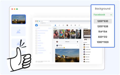 Free Online Facebook Image Resizer .